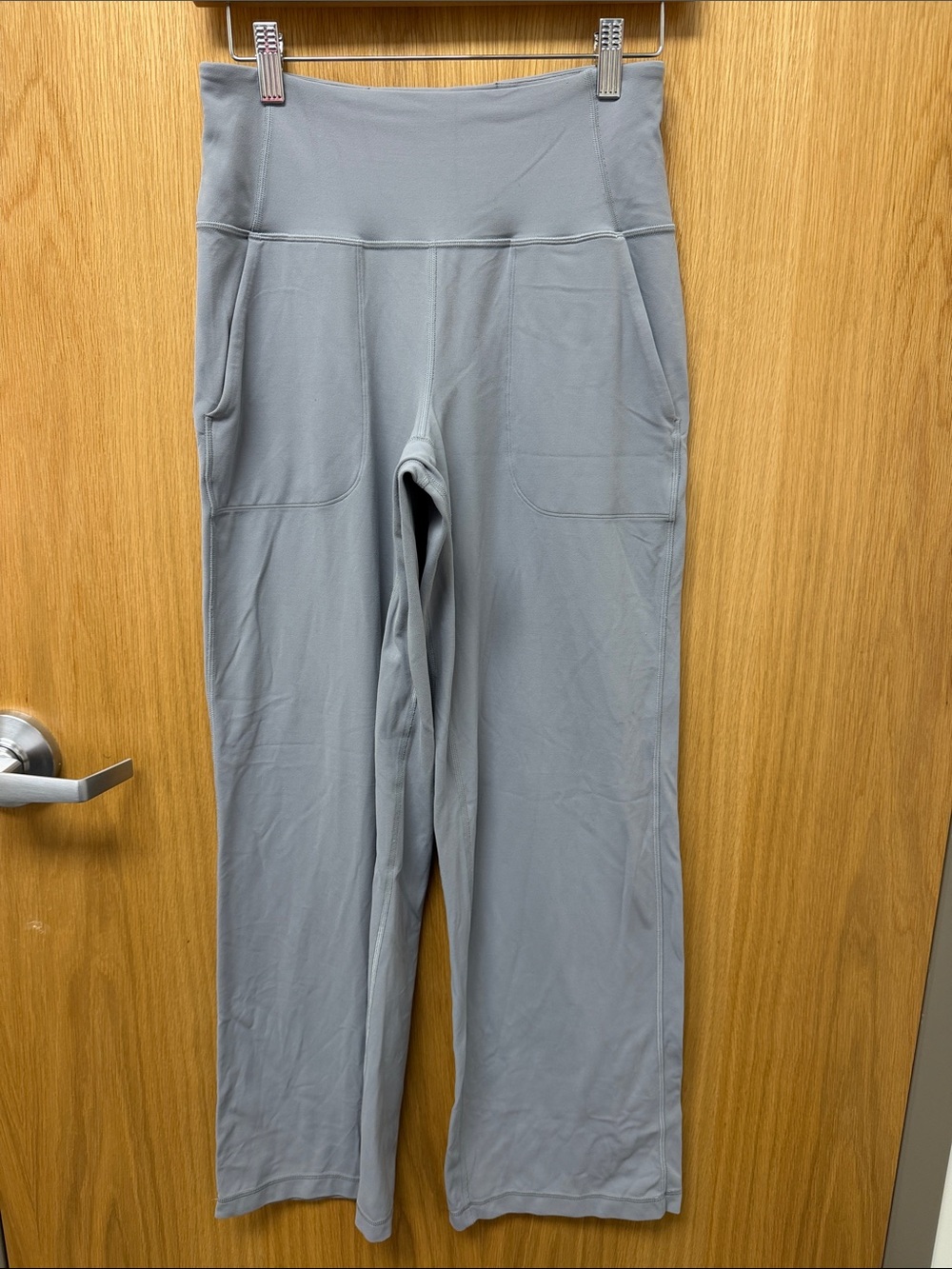 lululemon athletica Align High-Rise Wide Leg Pants in Light Rhino Gray Size 6